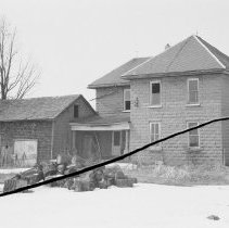 K-69-06-08 Former Blackburn house, Lot 15, Con. IV, Elderslie Township