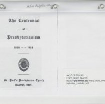 The Centennial of Presbyterianism