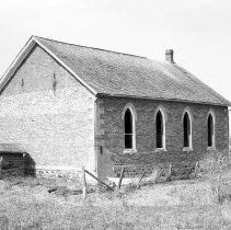 K-72-05-35 Red brick church on 8th Con., Bruce Township, west of Lovat