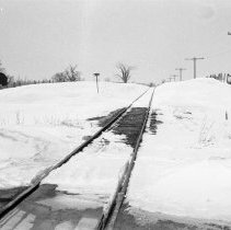 K-72-05-05 Looking north on C.N.R. tracks, 2nd Con., Elderslie Township