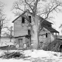 K-73-03-00 Frame house on Con. II, Bruce Township, January 21, 1973