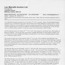 A2018.036.005 - Mildmay - B & I - Krug Auction Report Page 1 Of 2