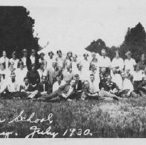 Northern Summer School, Miramichi Bay, July 1930