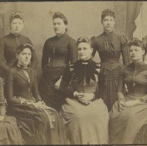 Mary Norman's dressmaking class