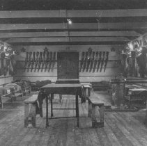 13: Typical barracks room, Witley Camp, England (15th Kincardine Platoon)