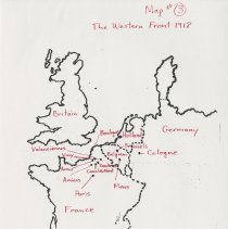 27: Map 3, The Western Front 1918