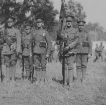 09: Colour party, presentation of colours, Chesley, June 4, 1916