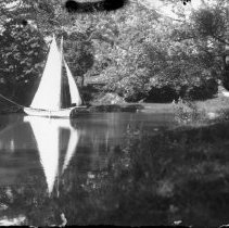 Leisure Boat on Penetangore River, Kincardine