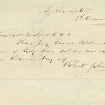 Bank of Upper Canada banking documents, 1860  (1)