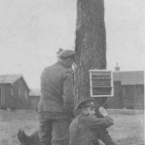 A2018.049.046-01 - Some of the boys in the section signalling, front