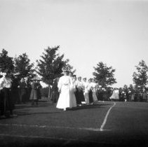 Women walking in a line, Kincardine