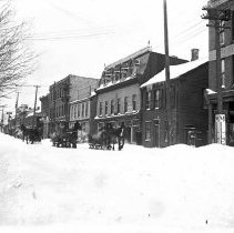 View of the main business district, Queen Street, Kincardine.
