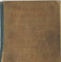 A995.041.004 - Farmer's Account Book, A. H. Hepburn, Hope Bay, Cover
