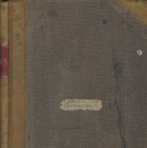 A969.006.001-01 - Jabez Pennington Ledger, 1881, Front Cover