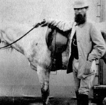 Alexander McNeil, with horse