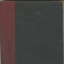 Ax2011.121.021a - Receipts And Expenditures Log, Cover