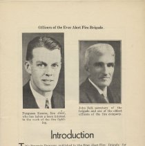 Kincardine 1936 Old Boys' and Girls' Reunion souvenir program  p1