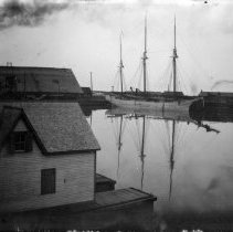 Schooner Docked In Kincardine Harbour