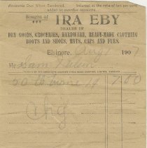 Ax2011.306.012 - Ira Eby, Dry Goods, Groceries, Clothing Etc., Elsinore, 19