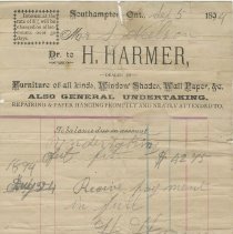 Ax2011.306.018 -  H.w. Harmer, Furniture And Undertaking, Southampton, 1894