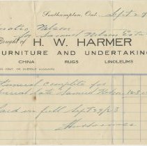 Ax2011.306.019 - H.w. Harmer, Furniture And Undertaking, Southampton, 1923