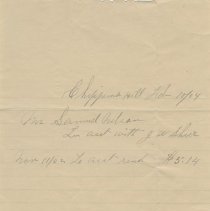 Ax2011.306.039 - A.a. Evans, Dry Goods, Hats, Caps Etc., Allenford, 1901