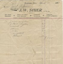 Ax2011.306.043 -  J.w. Shier, Dry Goods, Groceries, Hardware, Etc, Elsinore