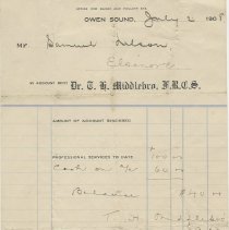 Ax2011.306.045 - Dr. T.g. Middlebro, Owen Sound, 1908