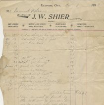 Ax2011.306.047 - J.w. Shier, Dry Goods, Groceries, Hardware, Etc, Elsinore,