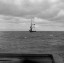 Schooner Nearing Kincardine Harbour