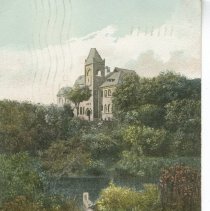 High School Chesley, Ont., postcard front