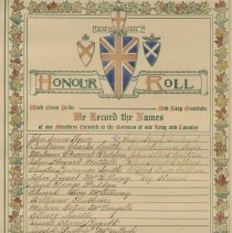 1939-[194-] Honour Roll, Wesley United Church of Bruce Township