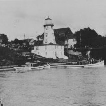 Fish tugs, Onward on left