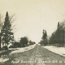 Ax2020.062.013 - First Snowfall, Glamis, Oct. 21, 1913, Front