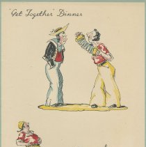 Cunard White Star menu April 30, 1937, front