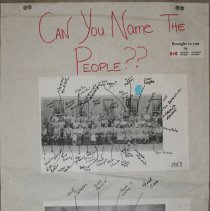 "Can you name the people??" posters, Southampton 150th