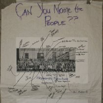 "Can you name the people??" posters, Southampton 150th