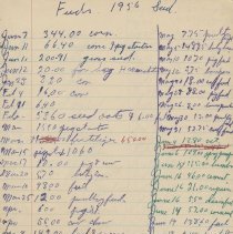 Farm account book, 1956