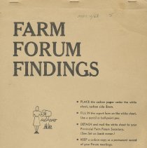 Forum Findings booklet, front cover
