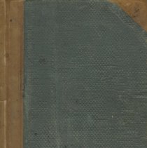 Ledger and journal, front cover