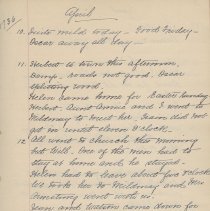 Account book and journal, April 1936 entries