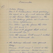 Journal, December 1934 entries