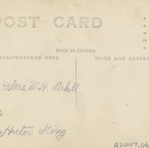 Private Hector King, reverse