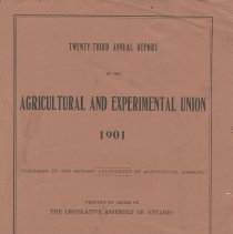 Twenty-third annual report of the agriculture and experimental union