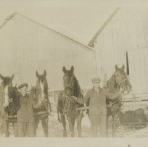 Harvey Hepburn and Frank Howe and the William Howe farm