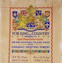 Underwood United Church honour roll