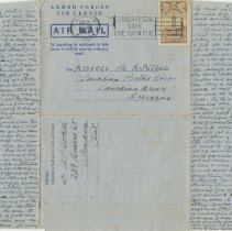 Letters to Private Richard Todd