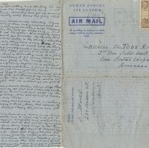 Letters to Private Richard Todd