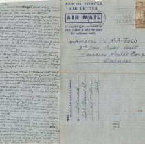 Letters to Private Richard Todd