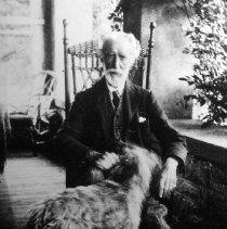 Alexander McNeill and dog